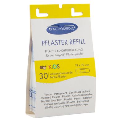 Actiomedic EasyAid Refill KIDS Pflasterstrips 19 x 72 mm 30 Stück