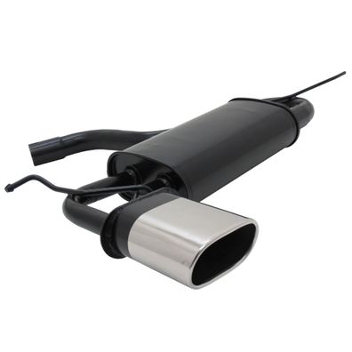 NOVUS SPORT Endschalldämpfer 135X75MM OVAL FÜR AUDI A3 Sportback 8PA LEON 1P1