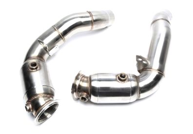 TA Technix 3" 76MM Downpipe MIT Katalysator FÜR BMW 5ER 6ER M5 M6 F10 F12 F13