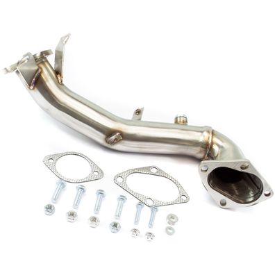 Edelstahl Downpipe KAT-ERSATZ Hosenrohr - VW GOLF V Scirocco BEETLE 1.4 TSI