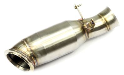 Edelstahl-downpipe MIT 200 ZELLEN SPORT Katalysator 76MM FÜR BMW 335I 435I N55