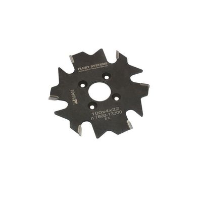 Flury Nutfräser passend für Lamello Classic | Zeta | Top 100 x 4,0 x 22 Z=2 V=4