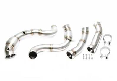TA Technix Edelstahl Downpipe FÜR Mercedes-benz C-KLASSE W205 C63 AMG V8 Biturbo