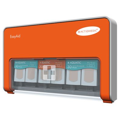 Actiomedic EasyAid Pflasterspender mit Grundausstattung Standard I Pflasterbox