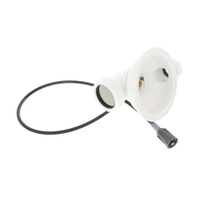 BLANCO Ablaufventil 3,5" mit Überlauf + Bowdenzug weiß 125573 für Ablaufgarnitur