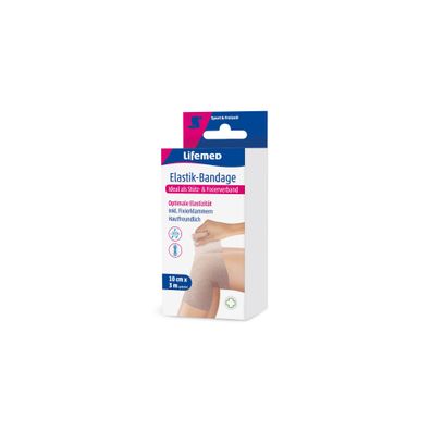 Lifemed Elastik-Bandage 3 m x 10 cm hautfarben