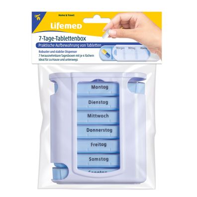 Tablettenbox 7-Tage Lifemed