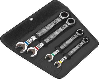 Wera Joker Set 4tlg Joker Maul-Ringratschenschlüssel-Satz 05073290001 Tasche