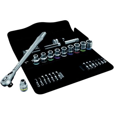 Wera Knarrensatz Ratschensatz Knarre Ratsche Steckschlüssel 1/2" Zyklop 8100 SC8