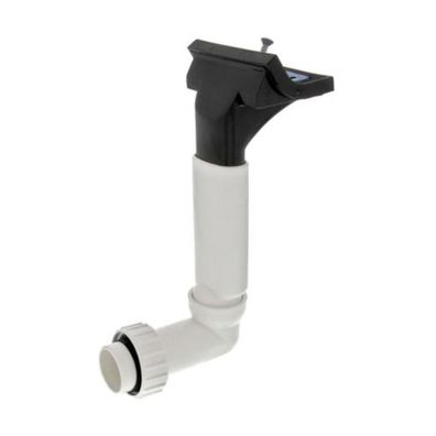 BLANCO Überlaufset Tropf rechteckig/oval LB, schwarz 123050 für Ablaufgarnitur