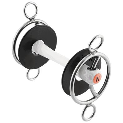 Sprenger Nathe 3Ring Gebiss mit Gleitsteg 20 mm mit biegsamer Stange Thermoplast
