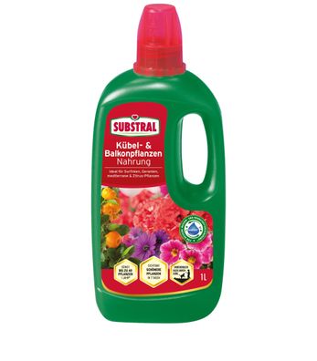 SUBSTRAL® Kübel- & Balkonpflanzen Nahrung, 1 Liter