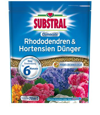 SUBSTRAL® Osmocote Rhododendren & Hortensien Dünger, 1,5 kg