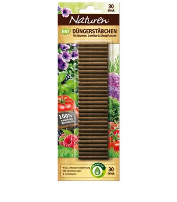 SUBSTRAL® Naturen® Düngestäbchen BIO, 30 Stück