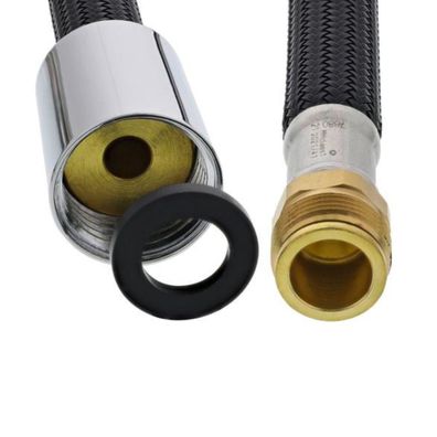 BLANCO Brauseschlauch 150cm 1/2-M15x1 Nylon schwarz 124210 für BLANCO Wasserhahn