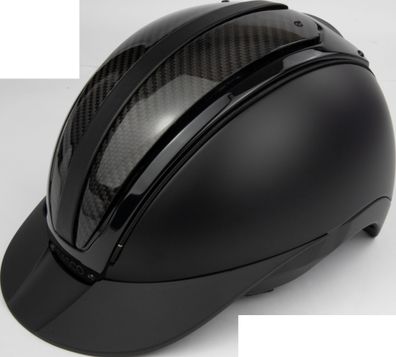 CASCO Duell One Carbon Black Reithelm mit Disk-fit Vario