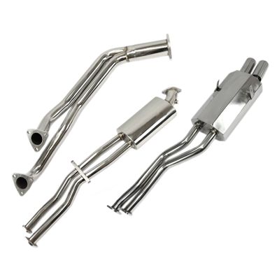 Edelstahl Auspuffanlage Abgasanlage 3" 76MM AB KAT FÜR BMW E36 320I 325I M50 M52