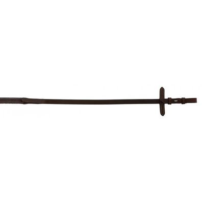 Gummizügel NORTON PRO, Zügel in havana und schwarz 13 mm breit