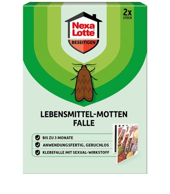NEXA LOTTE® Lebensmittel-Motten Falle, 2 Stück