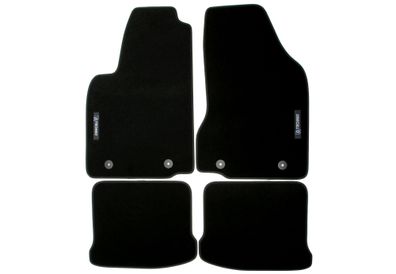 TA Technix FUßMATTEN 4ER SET VORNE UND HINTEN FÜR SEAT IBIZA 6K, VW POLO 6N