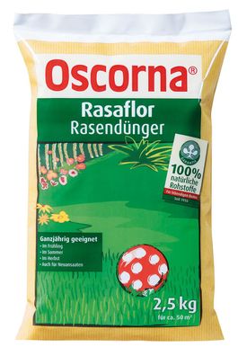OSCORNA® Rasaflor Rasendünger, 2,5 kg