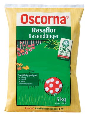 OSCORNA® Rasaflor Rasendünger, 5 kg