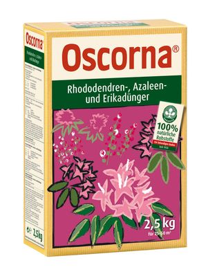 OSCORNA® Rhododendren-, Azaleen- und Erikadünger, 2,5 kg
