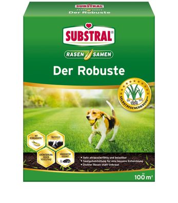 SUBSTRAL® Der Robuste Rasensamen, 2 kg