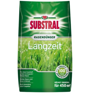 SUBSTRAL® Langzeit Rasendünger, 9 kg