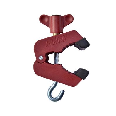 Piher Multigreifer mit Haken für Lastenstange Greifzange Multiclamp Dritte Hand