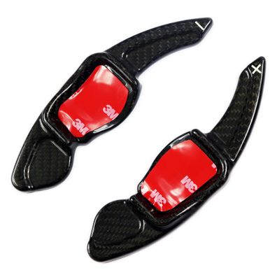 CARBON Schaltwippen Verlängerung FÜR SEAT LEON SKODA Octavia III VW GOLF V + VI