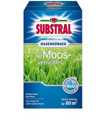 SUBSTRAL® Rasendünger mit Moosvernichter, 2,8 kg