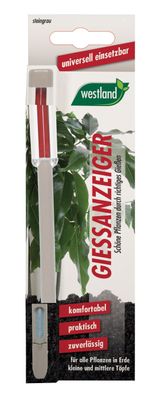 WESTLAND® Gießanzeiger für Blumenerde, 16 cm steingrau