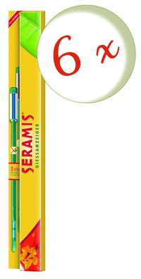6 x SERAMIS® Gießanzeiger Indoor groß, 2 Stück
