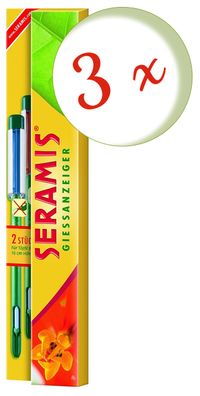 3 x SERAMIS® Gießanzeiger Indoor klein, 2 Stück