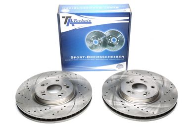 TA Technix Bremsscheiben SATZ VORNE Vorderachse - HONDA ACCORD IX