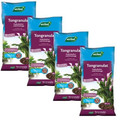 4 x WESTLAND® Tongranulat, 45 Liter