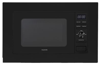Wolkenstein Einbaumikrowelle WMW800-20GB EB - schwarz 800W Grill 900W