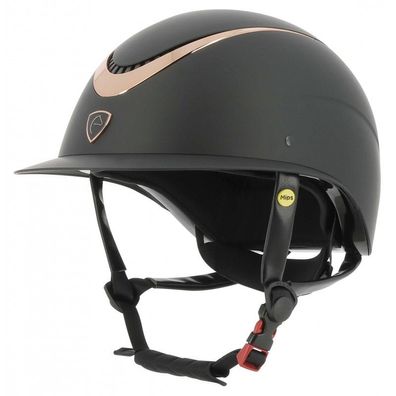 Equitheme Wings Helm Rosegold Schwarz Reithelm