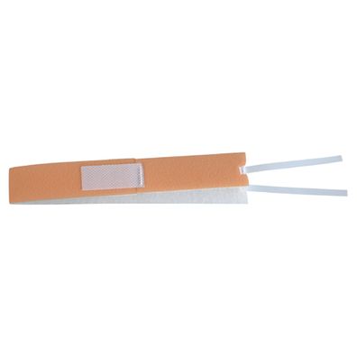 VBM Tracheostomie-Halsband mit Klettverschluss Hautfarben 10 Stück - 400 mm