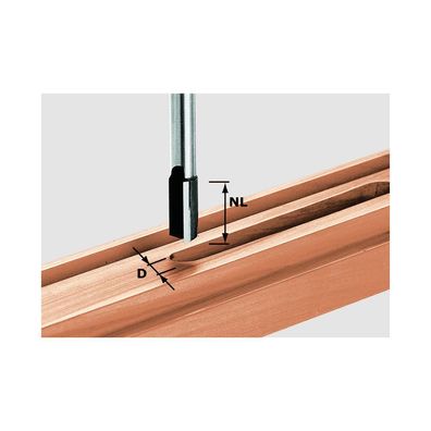 Festool Nutfräser HM D16/30 S8mm 490967 OF1010 OF1400 OF2200 490993 Fräser