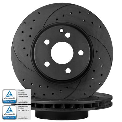 Rotinger Graphite LINE SPORT-BREMSSCHEIBEN VORNE - SKODA SUPERB, VW PASSAT 3B