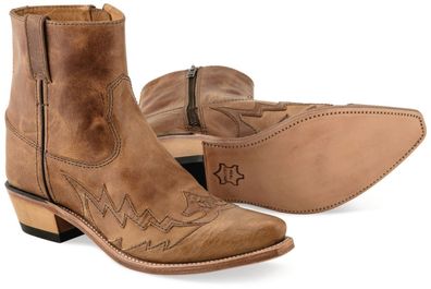 Old West Leder Westernreitstiefel Westernstiefel Herren Odessa