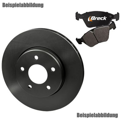 Rotinger Bremsscheiben-satz INKL. BRECK Bremsbeläge HA A4 B6, PASSAT 3B GL