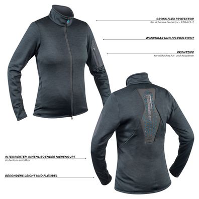 Komperdell Full Zip Sweater Damen