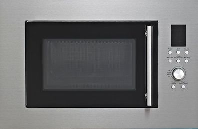 PKM Einbaumikrowelle MW900-23G-IN - 900 Watt, Edelstahl, 23 Liter, Grill