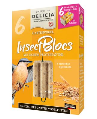 DELICIA® Pick-Me-Up InsectBlocs, 6 Stück