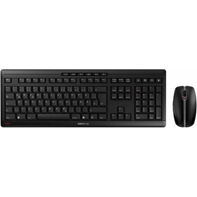Cherry CHERRY STREAM Desktop Wireless Maus&Tastatur DE schwarz