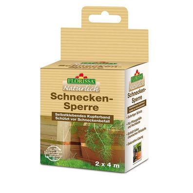 Florissa Schnecken-Sperre, 2 x 4 m