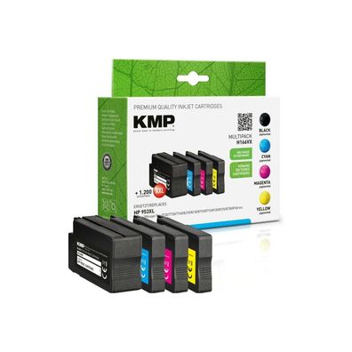 KMP Patrone HP 953XL Multip. 2000-2300S. H166VX Hybrid-Chip